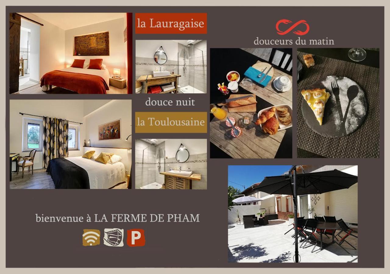 La Ferme De Pham Bed & Breakfast Belberaud Exterior foto